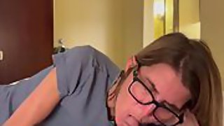 Skinny tattooed Becky sucking and riding