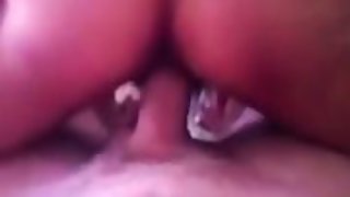 Asian wife taking another big man sausage