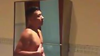 Daniel liking wanking in a restroom