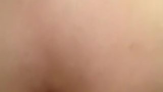 Fucking asian wife in the ass then jizm